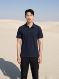 Men's Heavyweight V-Neck Polo Shirt