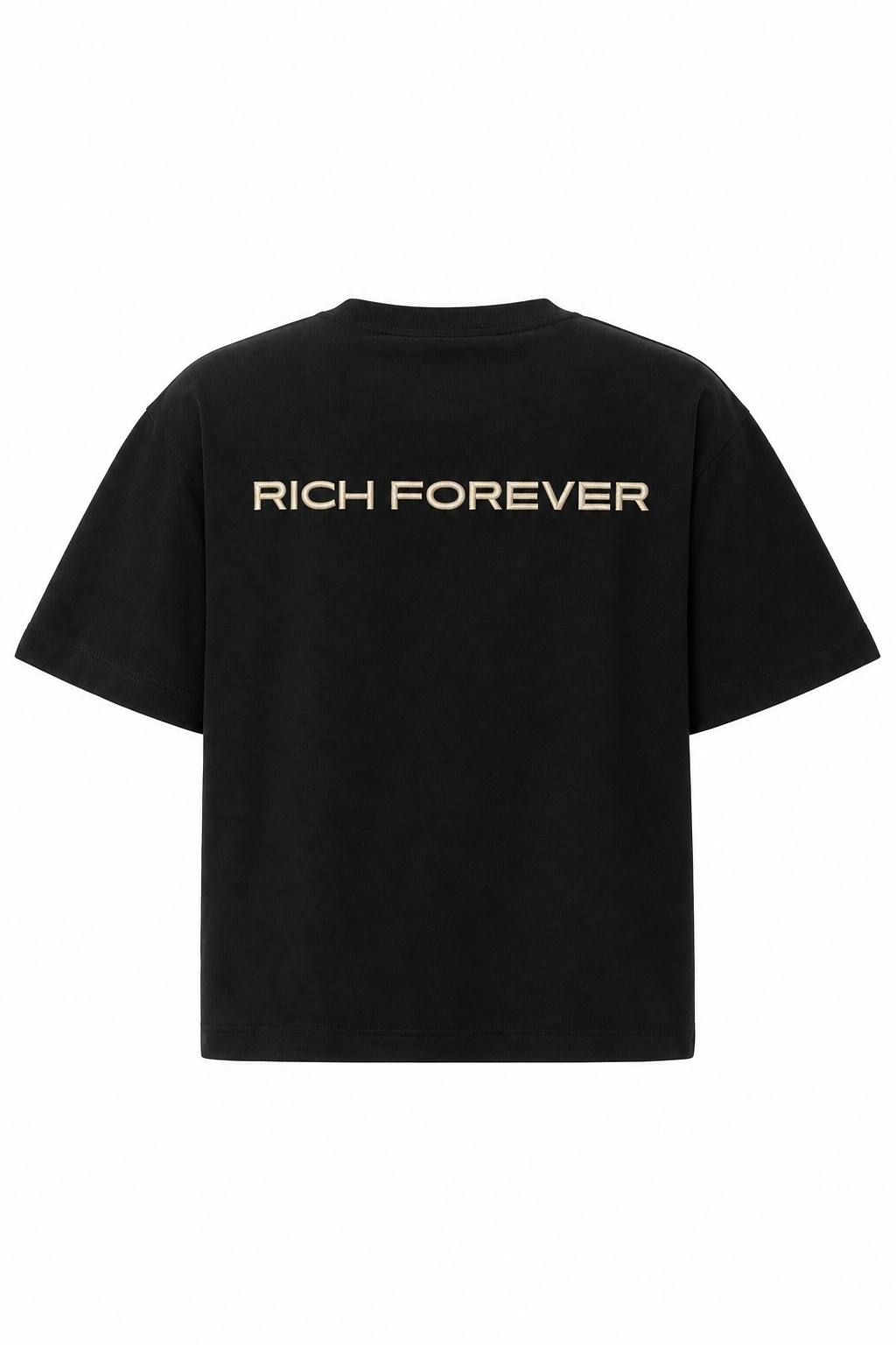 Oversized Heavyweight Cotton Tee – Black