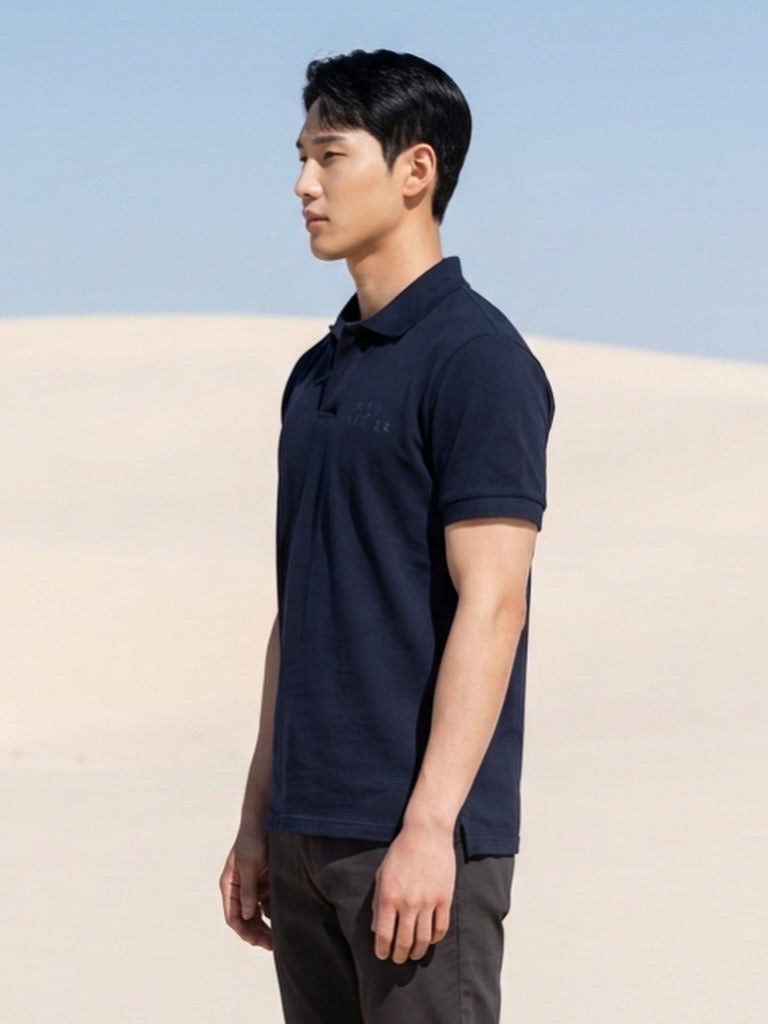 Men's Heavyweight V-Neck Polo Shirt