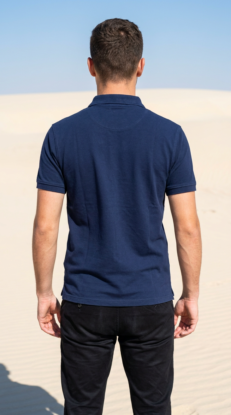 Men's Heavyweight V-Neck Polo Shirt