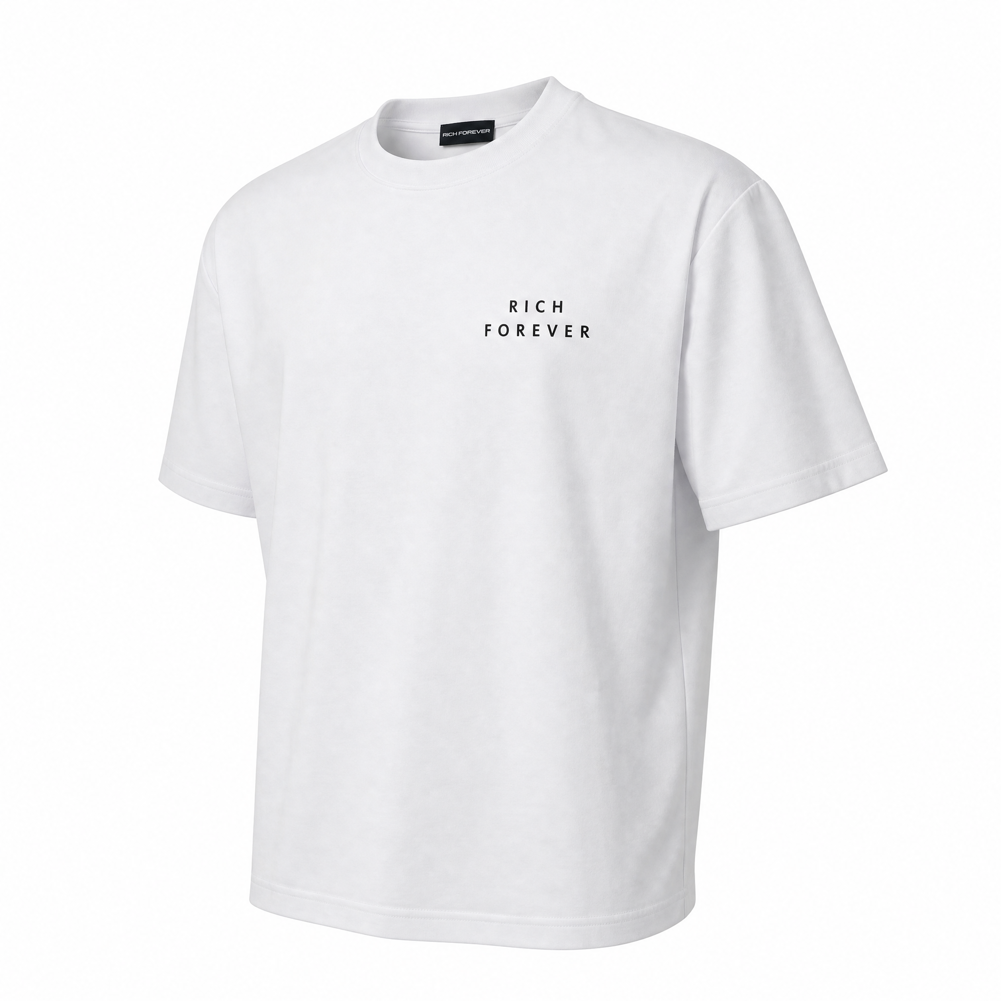 Oversize Heavyweight Cotton Tee — White